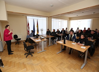 A vocational training course was carried out for representatives of small cellars of the Racha-Lechkhumi region