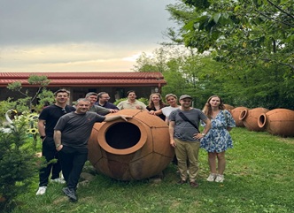 With the support of the National Wine Agency, a tour of German wine professionals took place in Georgia