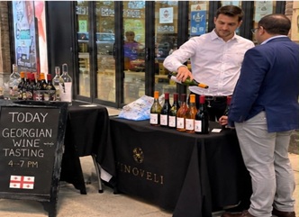 Georgian wine tastings held across three US states
